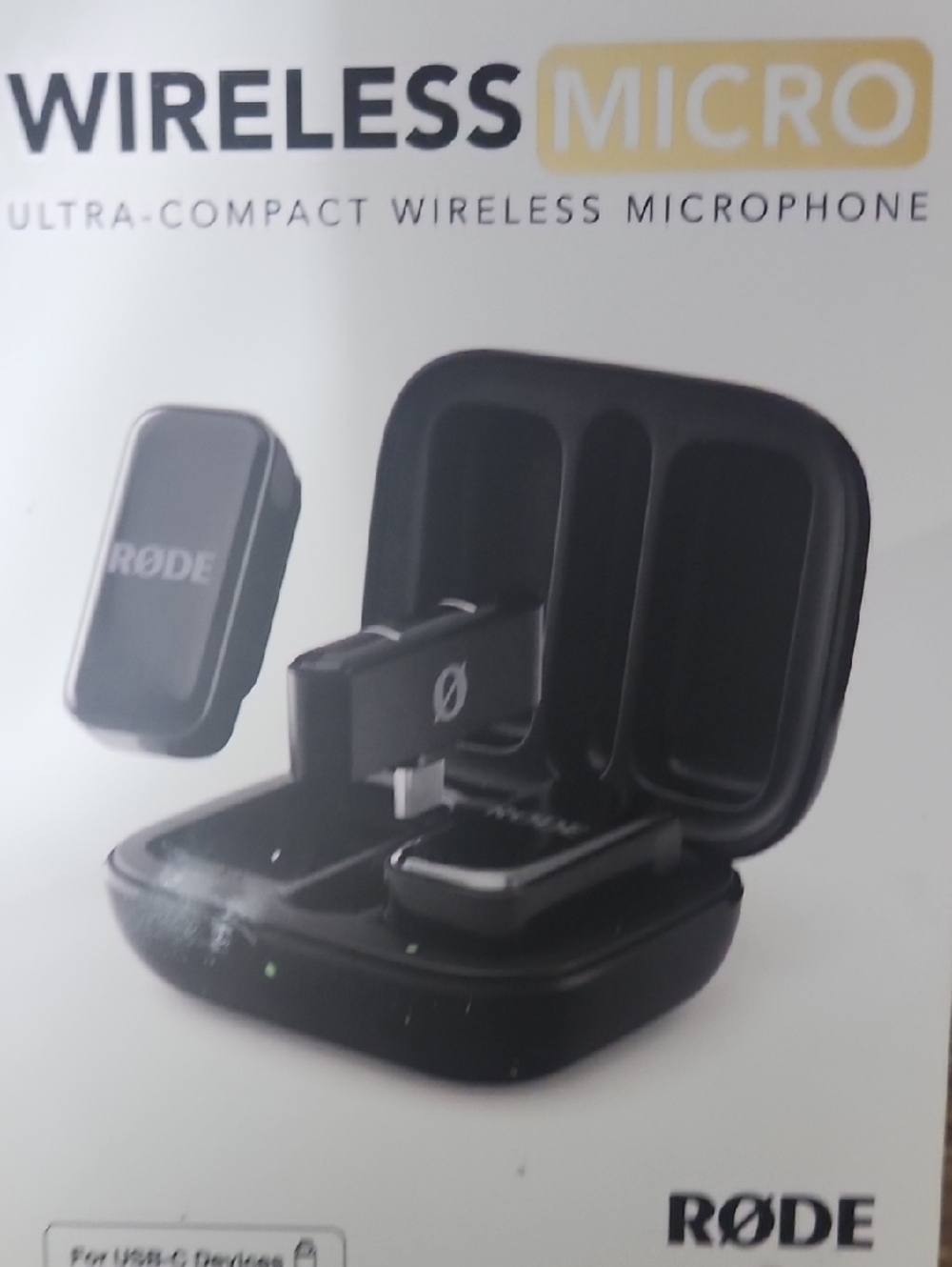 RØDE Wireless Micro Ultra-Compact Microphone - Black